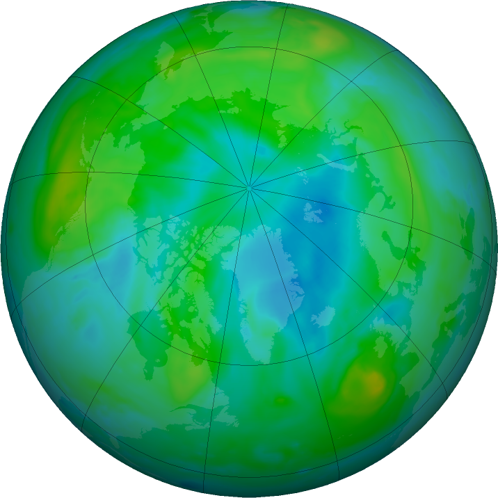 Arctic ozone map for 04 September 2022